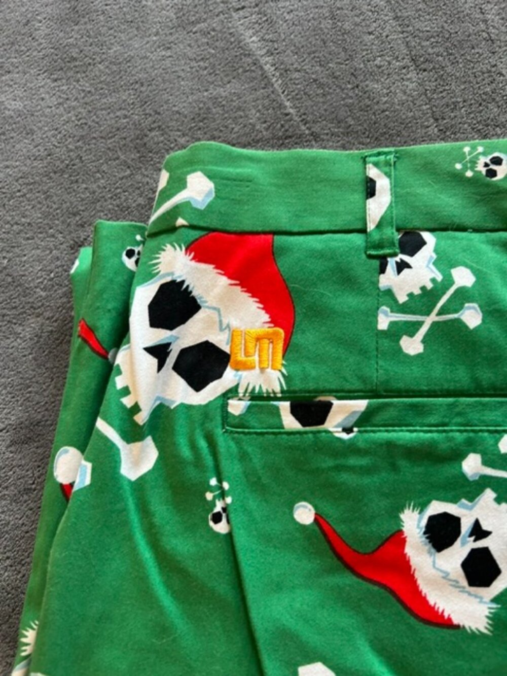 Loudmouth Golf Spooky Christmas Themed Golf Pants
